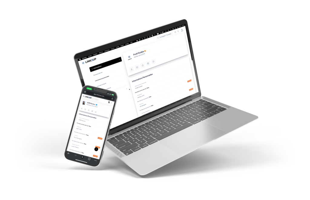 Modifiez votre profil à l'infini avec Link2up